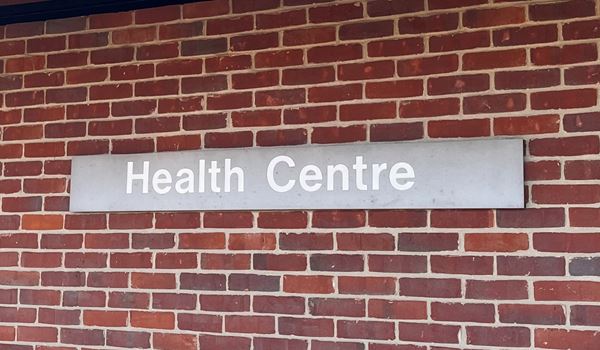 health centre sign